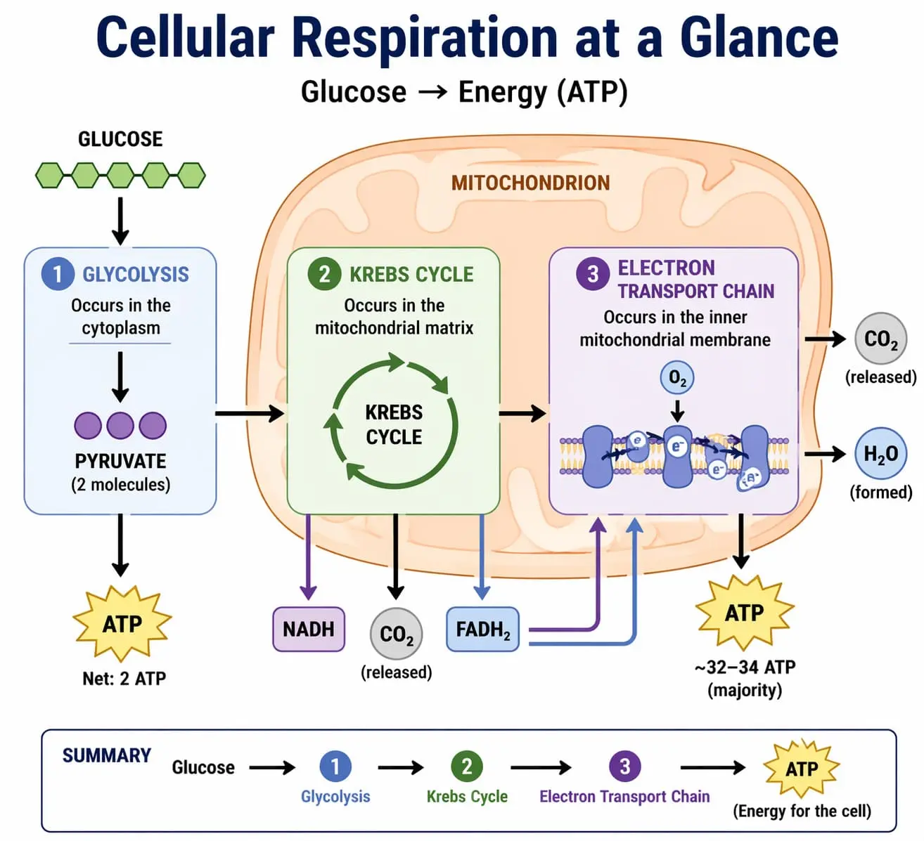 chatGPT image2 biology classroom diagram cellular respiration high school glycolysis Krebs cycle ATP